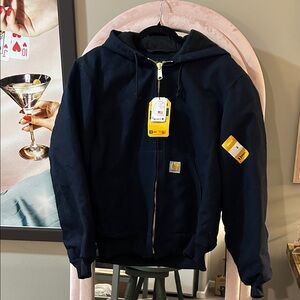 Carhartt Dark Blue Hooded Jacket